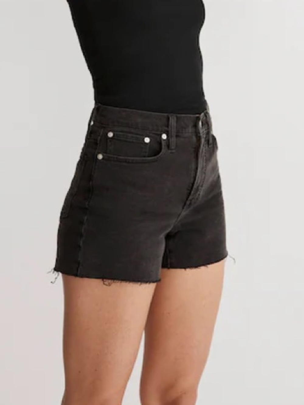 Madewell Women’s High-Rise Denim Shorts In Lunar Wash Size 27